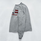 Polo Ralph Lauren 90年代 星条旗 コットンニット クルーネック セーター L グレー RL POLO JEANS
