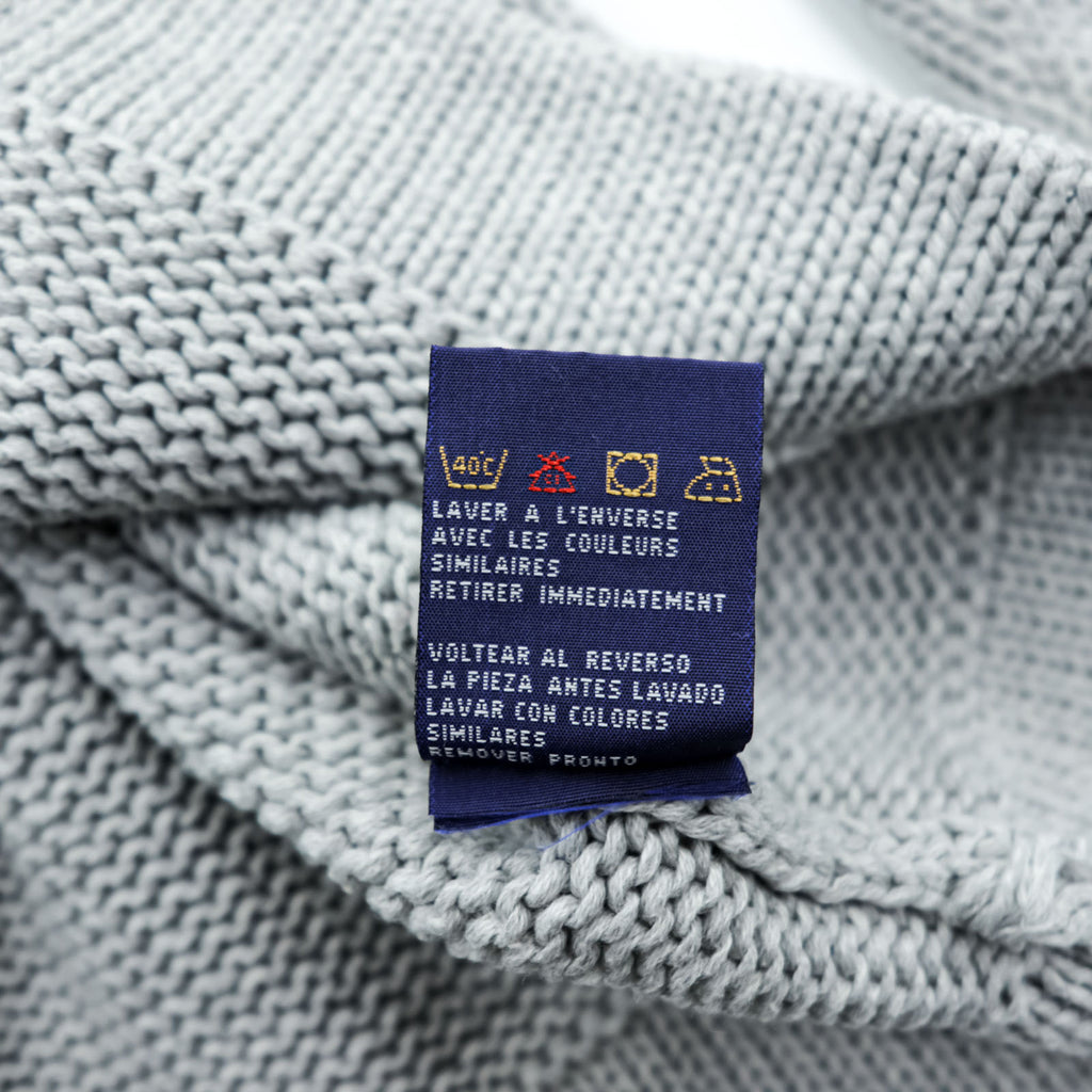 Polo Ralph Lauren 90年代 星条旗 コットンニット クルーネック セーター L グレー RL POLO JEANS
