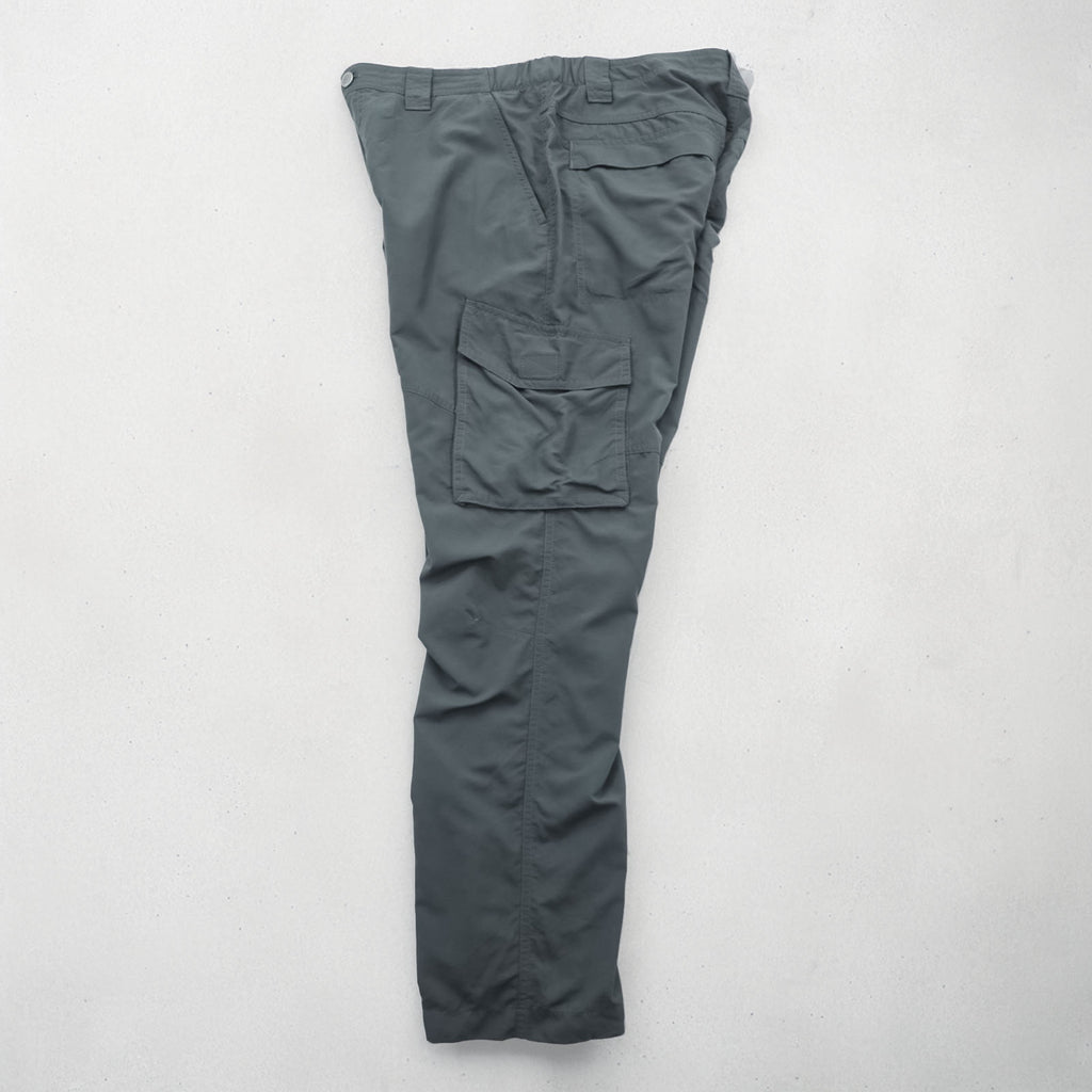 Columbia Cargo Pants Outdoor Pants L Waterproof Gray Hiking Kestrel Trail Cargo Pants OMNI-SHADE SUN PROTECTION Ripstop XM0104