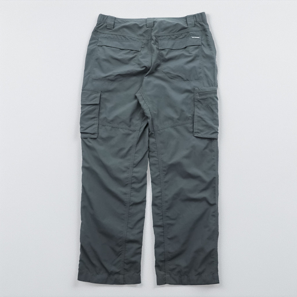 Columbia Cargo Pants Outdoor Pants L Waterproof Gray Hiking Kestrel Trail Cargo Pants OMNI-SHADE SUN PROTECTION Ripstop XM0104