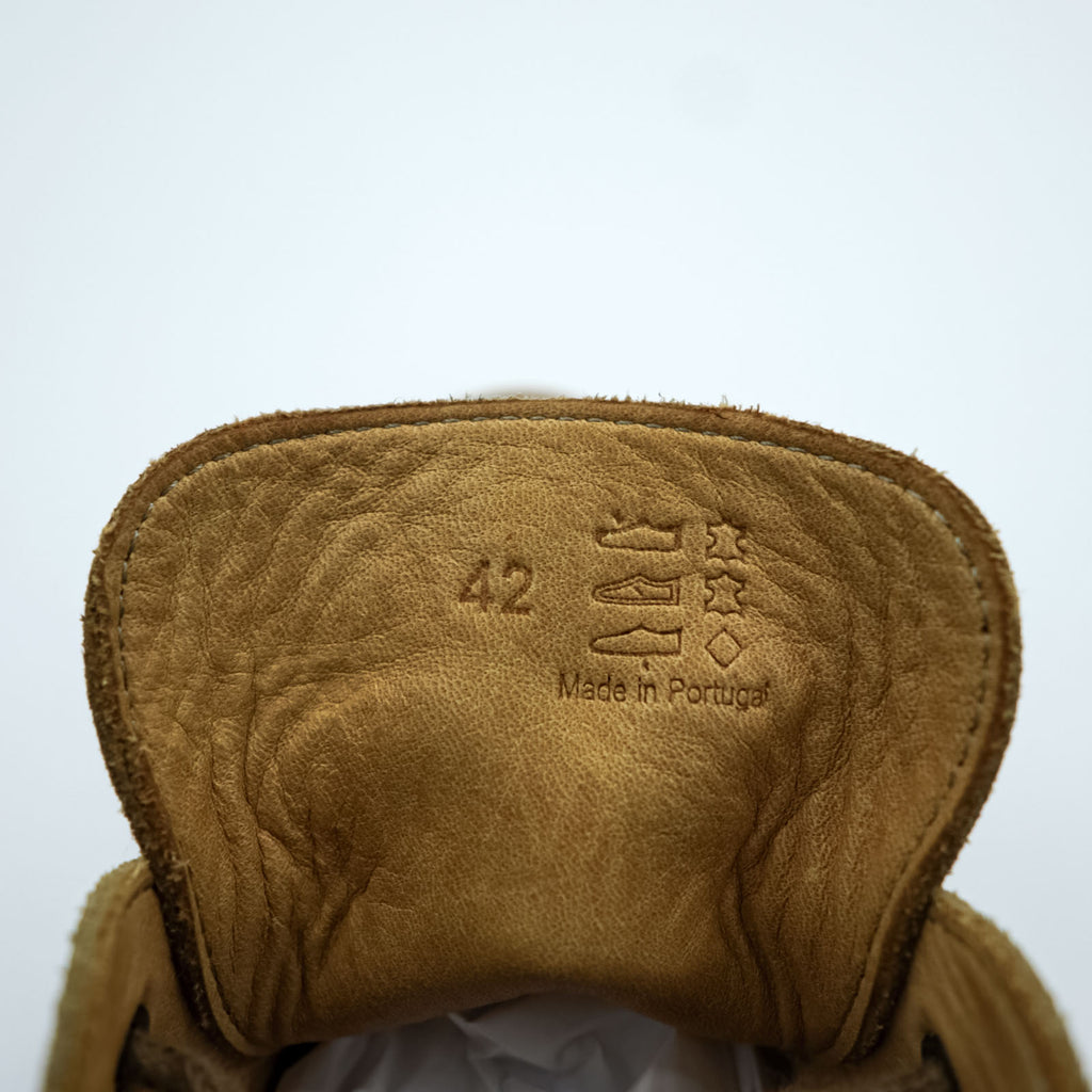 A.P.C. 厚底 チャッカブーツ 26.5cm スエード ブラウン ポルトガル製