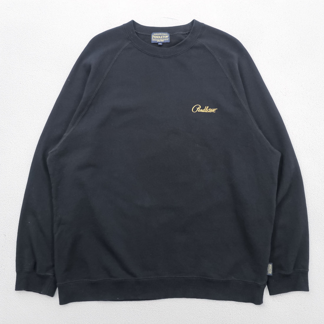 PENDLETON Back Print Sweatshirt, Size L, Black, 3475-3006