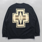 PENDLETON Back Print Sweatshirt, Size L, Black, 3475-3006
