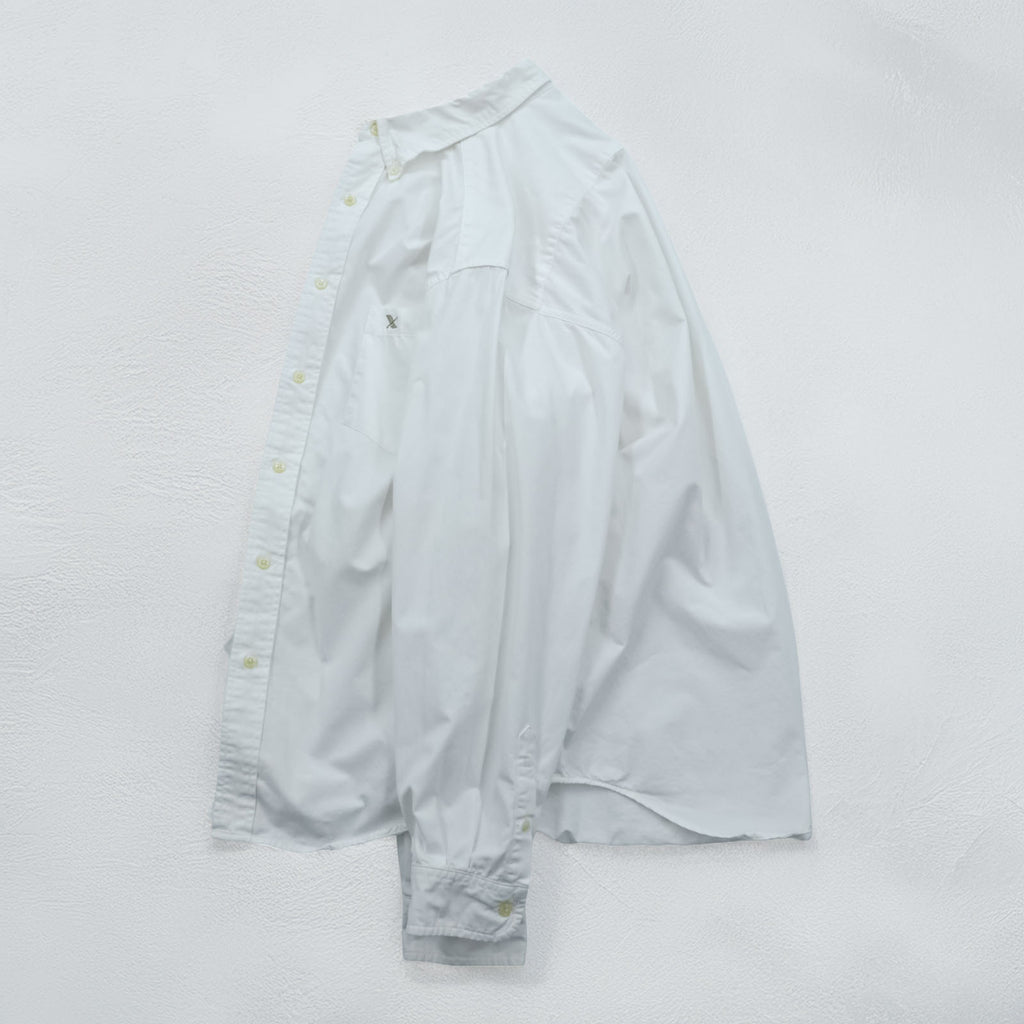 Eddie Bauer Oxford button-down shirt, size XL and up, white.