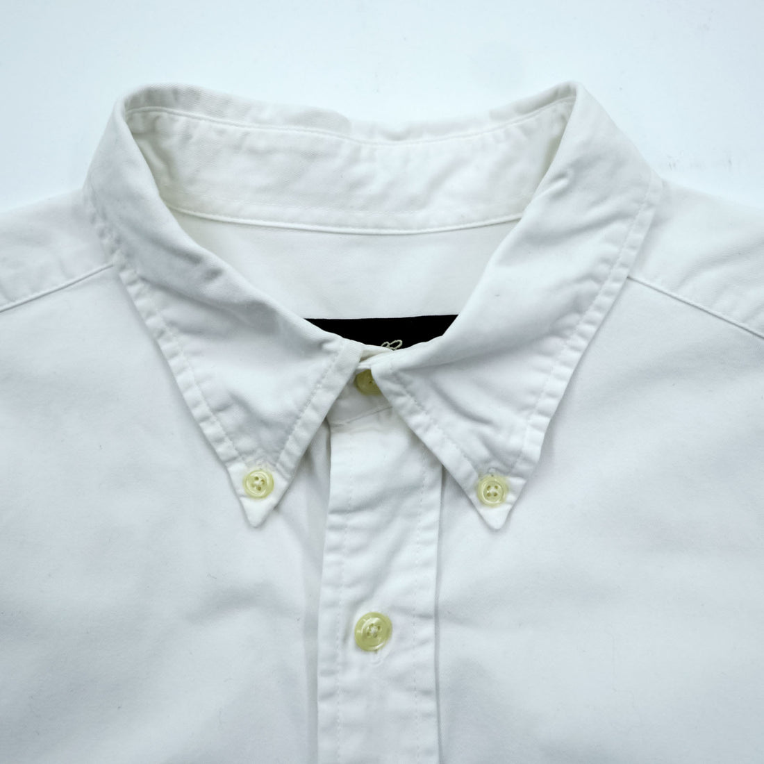 Eddie Bauer Oxford button-down shirt, size XL and up, white.