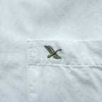 Eddie Bauer Oxford button-down shirt, size XL and up, white.
