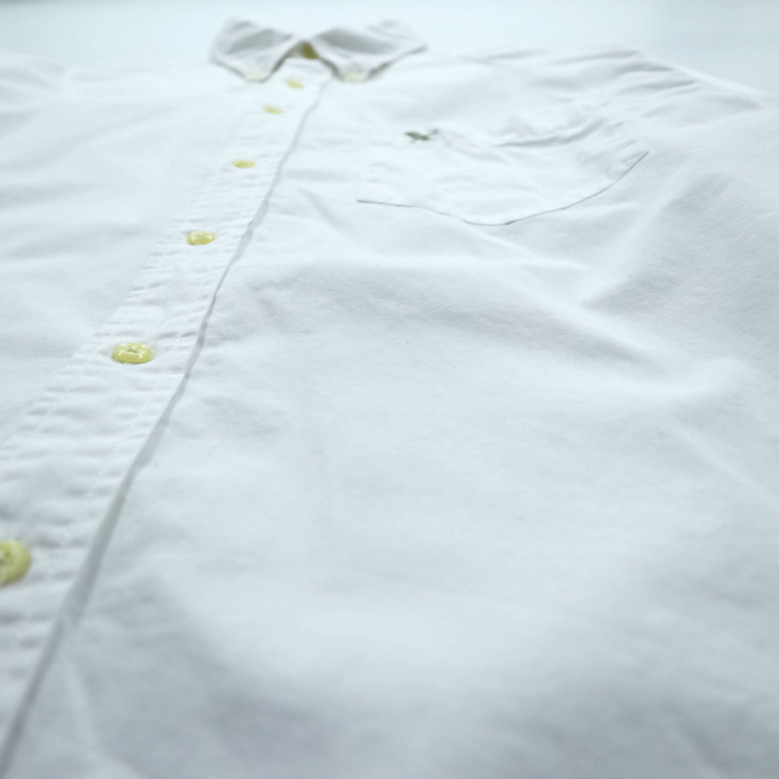 Eddie Bauer Oxford button-down shirt, size XL and up, white.