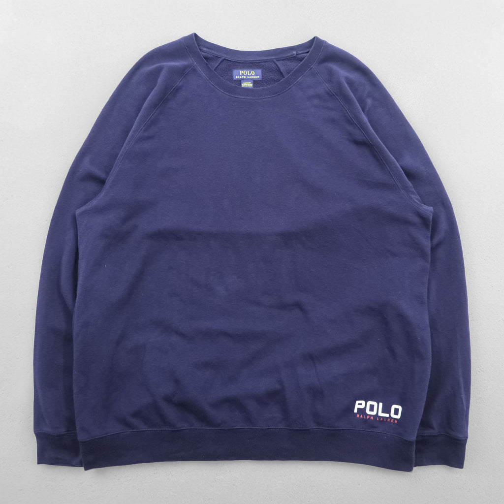 Polo Ralph Lauren Lightweight Sweatshirt, Size XL and up, Navy, SLEEPWEAR