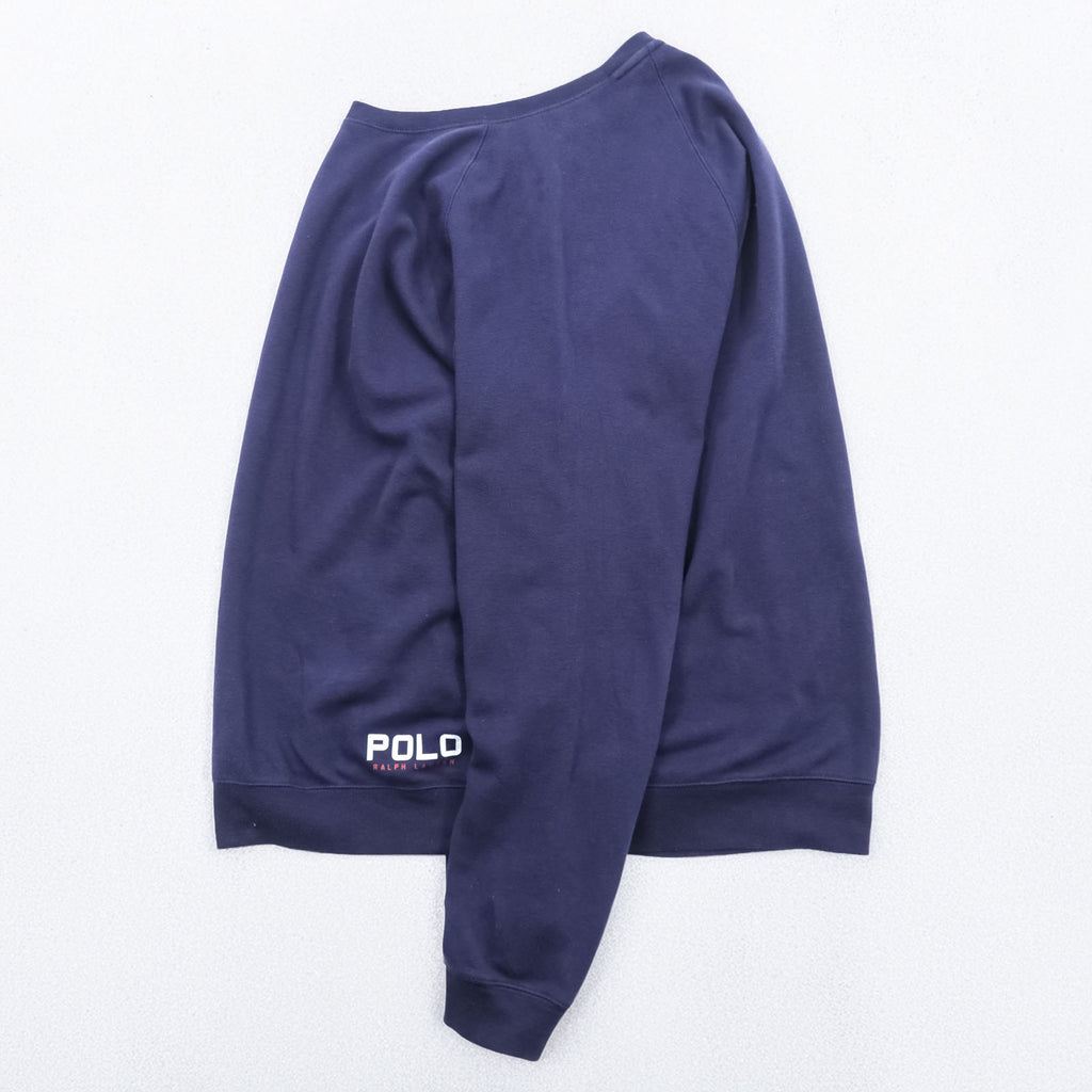 Polo Ralph Lauren Lightweight Sweatshirt, Size XL and up, Navy, SLEEPWEAR