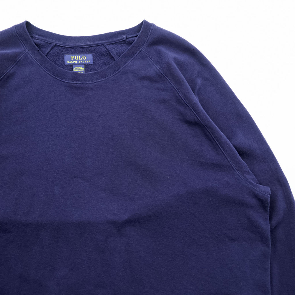 Polo Ralph Lauren Lightweight Sweatshirt, Size XL and up, Navy, SLEEPWEAR
