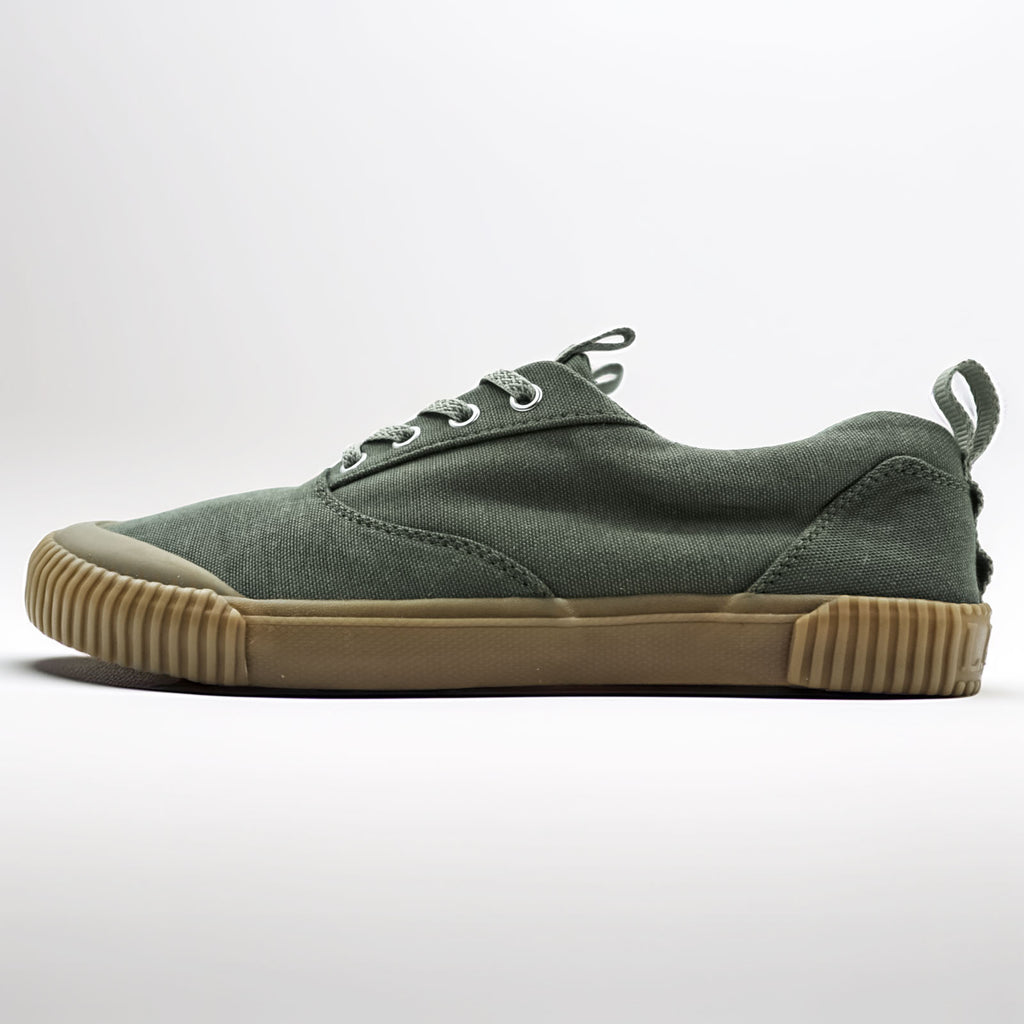 L.L.Bean エコ ウッズ レースアップ シューズ スニーカー 27cm キャンバス カーキ 未使用品 515716