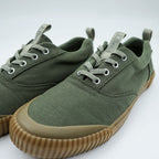 L.L.Bean エコ ウッズ レースアップ シューズ スニーカー 27cm キャンバス カーキ 未使用品 515716