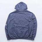 Vintage Jerzees NuBlend Hoodie XL Navy Blue Corporate Logo