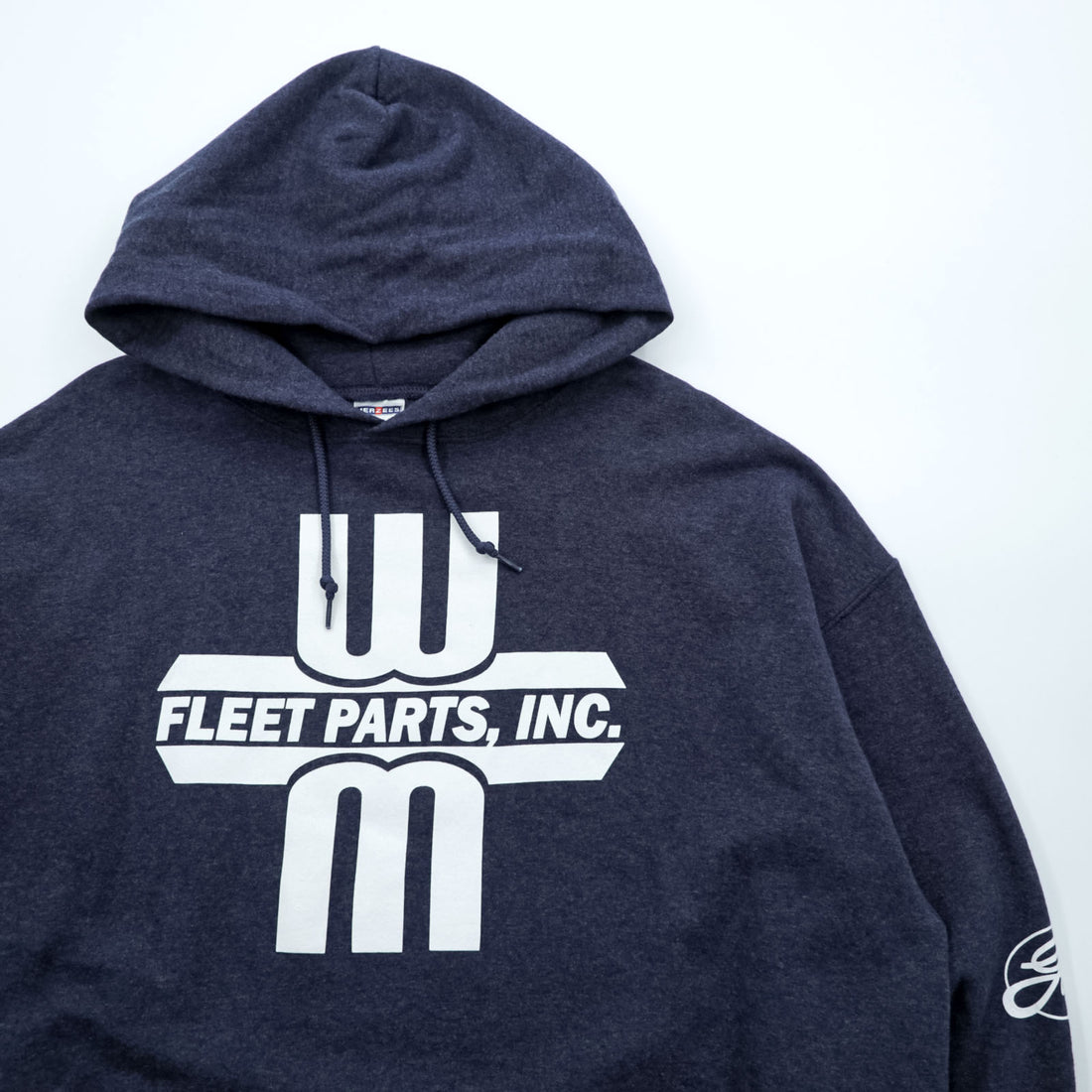 Vintage Jerzees NuBlend Hoodie XL Navy Blue Corporate Logo
