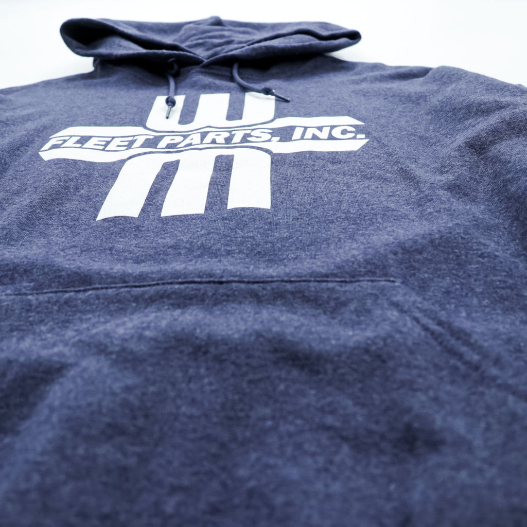 Vintage Jerzees NuBlend Hoodie XL Navy Blue Corporate Logo