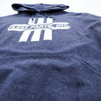 Vintage Jerzees NuBlend Hoodie XL Navy Blue Corporate Logo