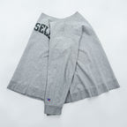 RUSSELL ATHLETIC Arch Logo Sweatshirt, FREE Size, Wide Fit, Grey, by K3 & Co., Drop Shoulder, 1668-599-1588