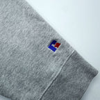 RUSSELL ATHLETIC Arch Logo Sweatshirt, FREE Size, Wide Fit, Grey, by K3 & Co., Drop Shoulder, 1668-599-1588