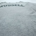 RUSSELL ATHLETIC Arch Logo Sweatshirt, FREE Size, Wide Fit, Grey, by K3 & Co., Drop Shoulder, 1668-599-1588