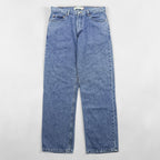 Vintage 2007 Levi's 550 Relaxed Fit Tapered Jeans W34 L32 Light Wash Stonewash Denim