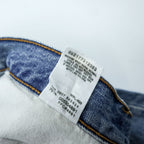 Vintage 2007 Levi's 550 Relaxed Fit Tapered Jeans W34 L32 Light Wash Stonewash Denim