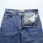 Vintage 2007 Levi's 550 Relaxed Fit Tapered Jeans W34 L32 Light Wash Stonewash Denim