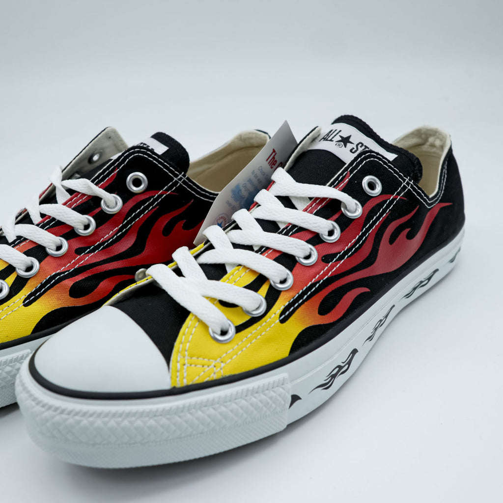 CONVERSE オールスター ALL STAR ファイヤーパターン スニーカー 28cm キャンバス IGNITE イグナイト 1CJ843 未使用品