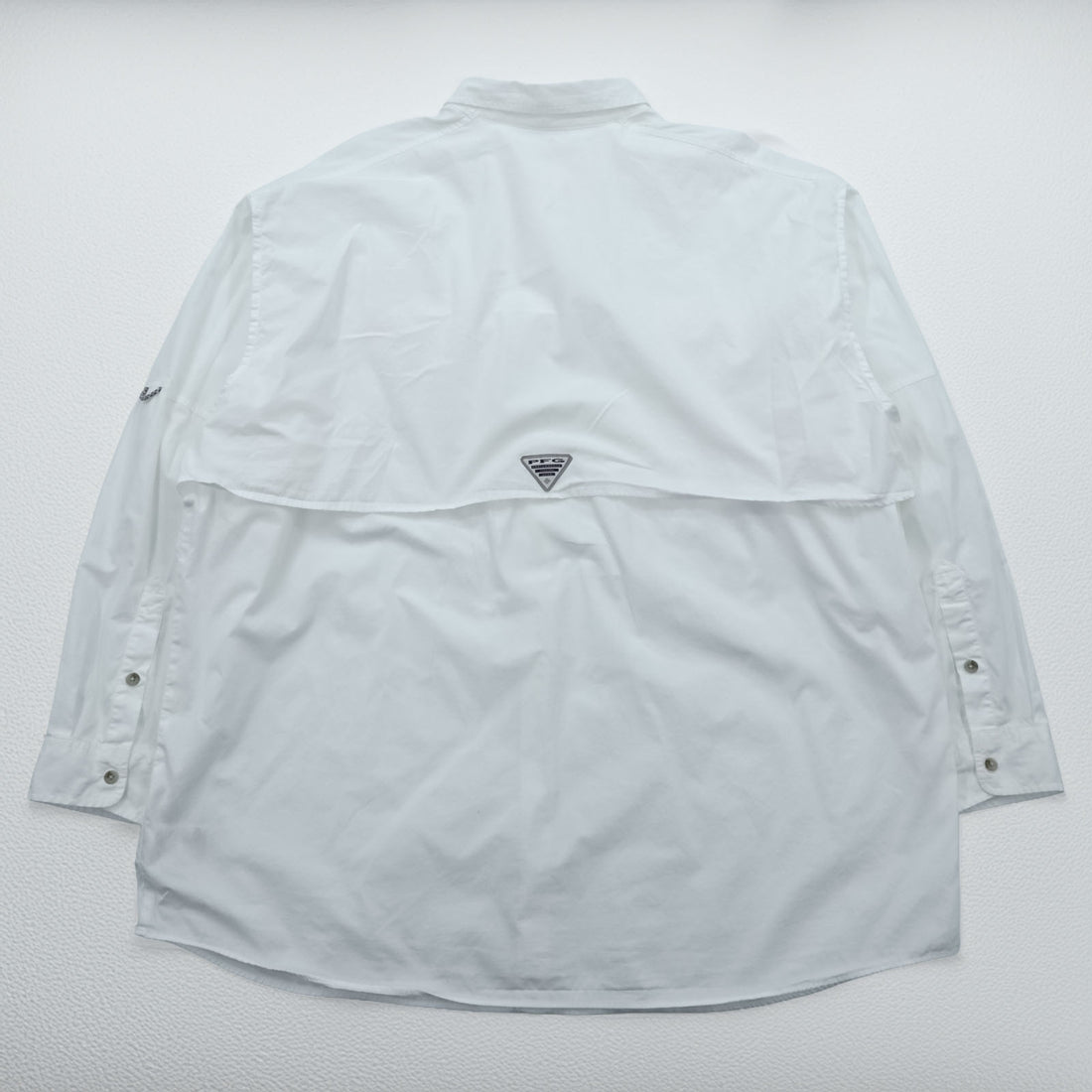Columbia PFG Fishing Shirt, Size XL and up, White, Bonehead FM7120