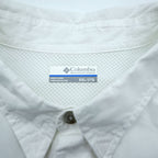Columbia PFG Fishing Shirt, Size XL and up, White, Bonehead FM7120