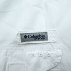 Columbia PFG Fishing Shirt, Size XL and up, White, Bonehead FM7120