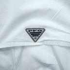 Columbia PFG Fishing Shirt, Size XL and up, White, Bonehead FM7120
