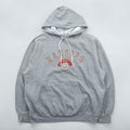 Vintage 90s Lee SPORT Hoodie L Grey Embroidered Team Sweatshirt