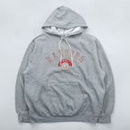 Vintage 90s Lee SPORT Hoodie L Grey Embroidered Team Sweatshirt