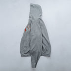 Vintage 90s Lee SPORT Hoodie L Grey Embroidered Team Sweatshirt