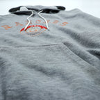 Vintage 90s Lee SPORT Hoodie L Grey Embroidered Team Sweatshirt