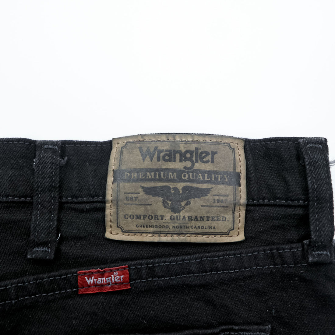 Wrangler Regular Fit Black Denim Pants Jeans XL and up Black Unused