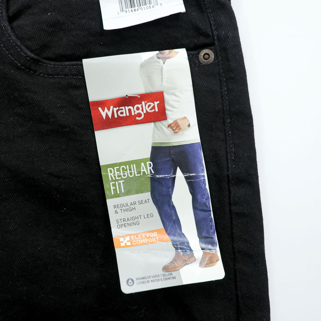 Wrangler Regular Fit Black Denim Pants Jeans XL and up Black Unused