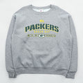 NFL Bay Packers Sweatshirt, Size L, Gray, Green, Yellow (GREEN BAY PACKERS)