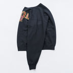JERZEES College Sweatshirt, Size M, Black, NU BLEND Arch Logo