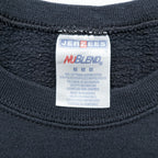 JERZEES College Sweatshirt, Size M, Black, NU BLEND Arch Logo