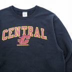 JERZEES College Sweatshirt, Size M, Black, NU BLEND Arch Logo