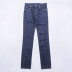 HYKE Tight Slim Indigo Denim Jeans Size 26 Made in Japan Minimalist Skinny Fit Dark Wash