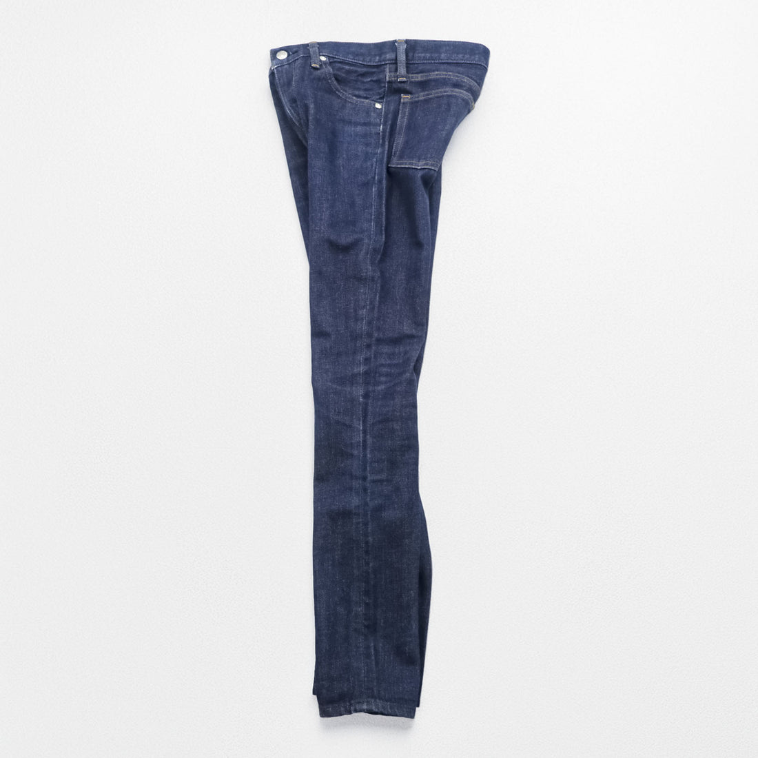 HYKE Tight Slim Indigo Denim Jeans Size 26 Made in Japan Minimalist Skinny Fit Dark Wash