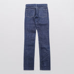 HYKE Tight Slim Indigo Denim Jeans Size 26 Made in Japan Minimalist Skinny Fit Dark Wash