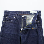 HYKE Tight Slim Indigo Denim Jeans Size 26 Made in Japan Minimalist Skinny Fit Dark Wash