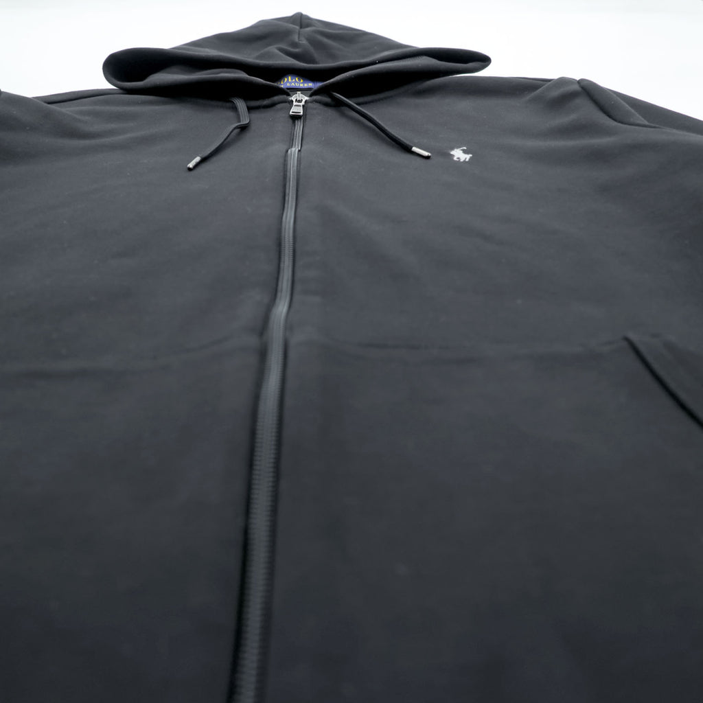 Polo Ralph Lauren Zip Up Hoodie XL~ Black with Small Pony Embroidery