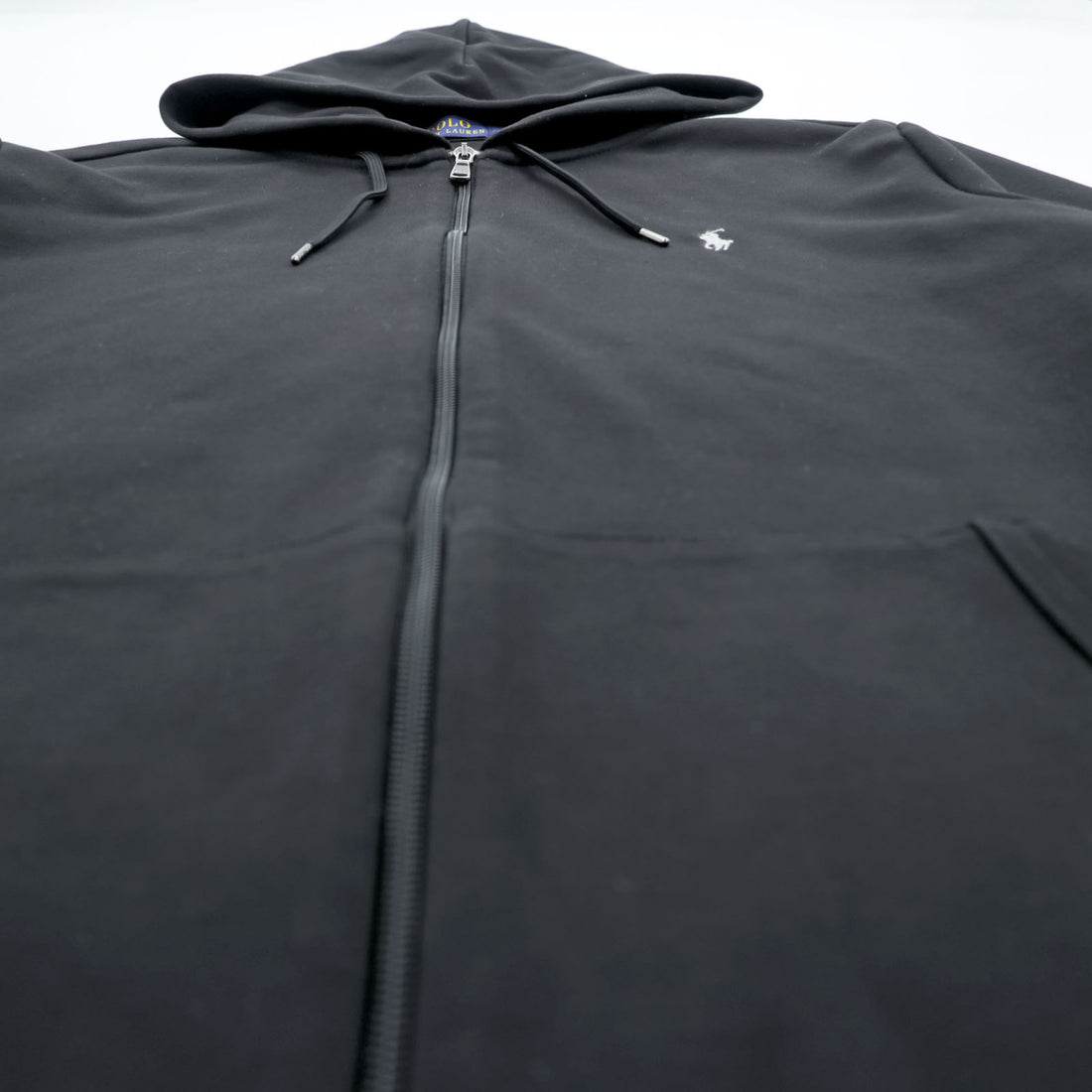 Polo Ralph Lauren Zip Up Hoodie XL~ Black with Small Pony Embroidery