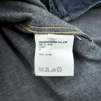Undercoverism Denim Western Shirt Size 4 Indigo Made in Japan E9401 Undercover Jun Takahashi 10SS Less but Better Collection E9401