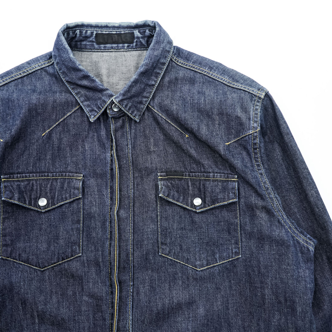 Undercoverism Denim Western Shirt Size 4 Indigo Made in Japan E9401 Undercover Jun Takahashi 10SS Less but Better Collection E9401