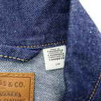 Levi's 2ndタイプ ビッグE デニム トラッカージャケット TYPE II Gジャン L インディゴ タック プリーツ ルーズフィット 濃紺 PREMIUM 56862-0002